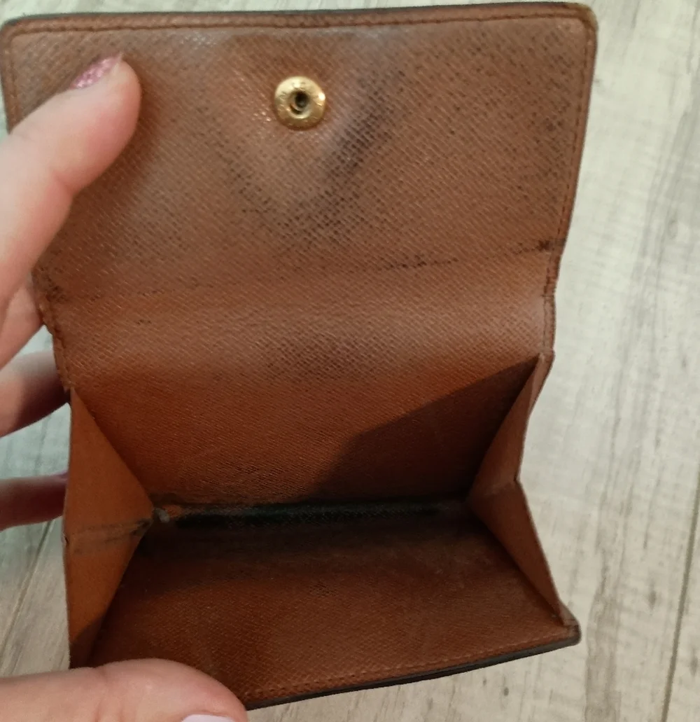 LOUIS VUITTON Bi -fold Wallet Monogram Monogram Canvas Authentic